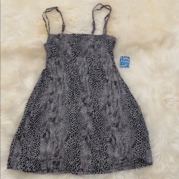 Free People Wild Child Minidress in Black Combo. XS - Picture 3 of 9